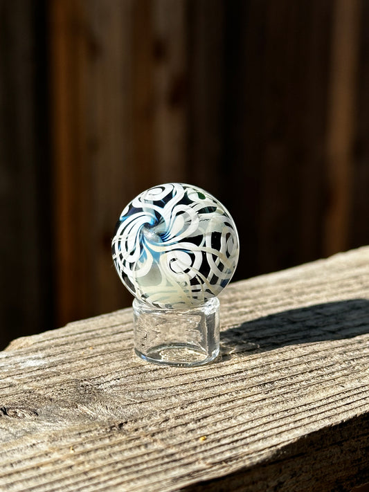 Neutronium Squiggle/Scratch Marble