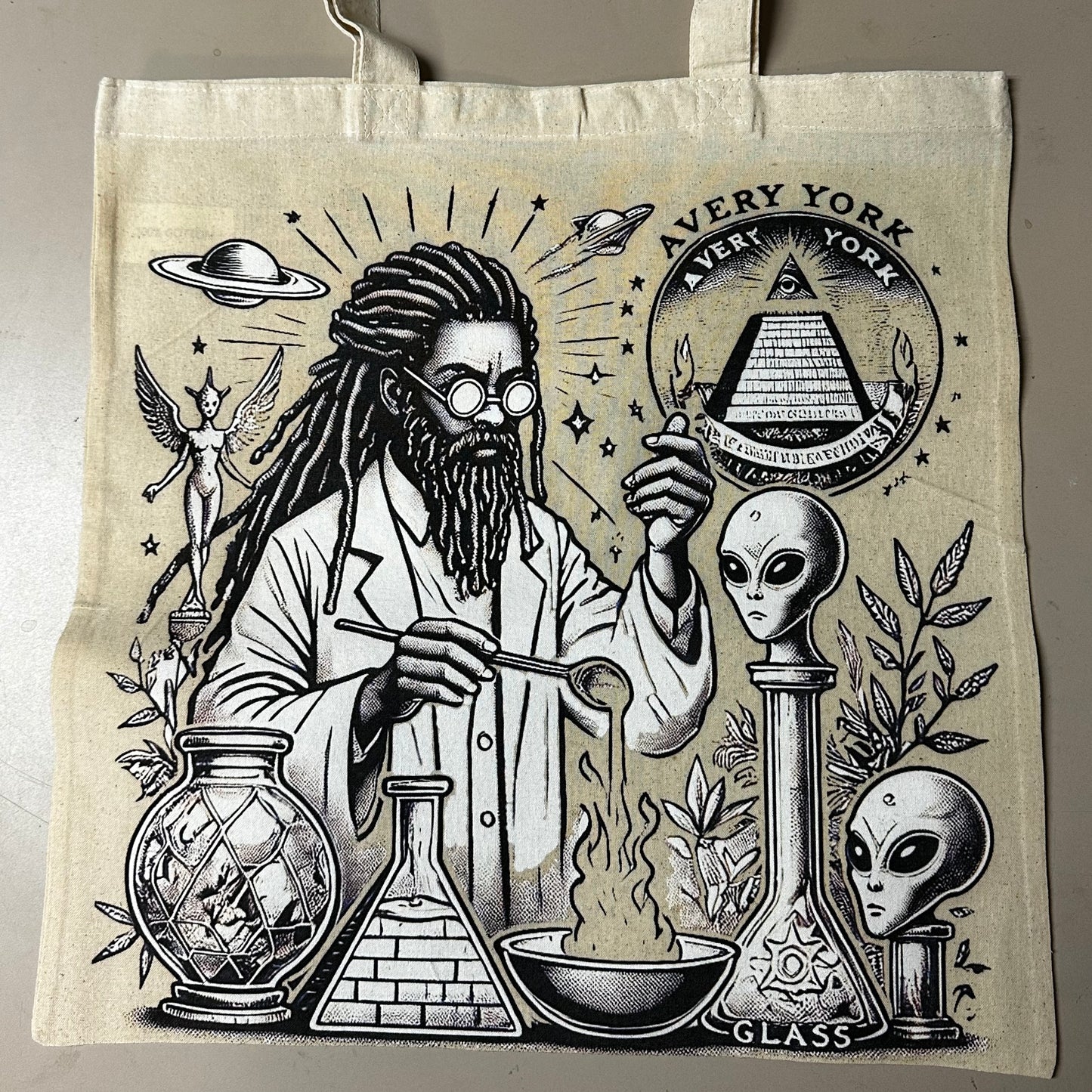 Double sided Tote Bags