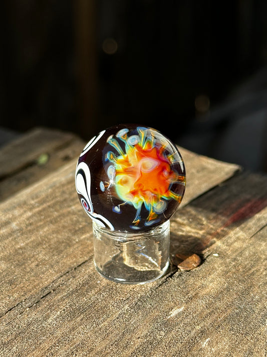 Silver Explosion Marble #3